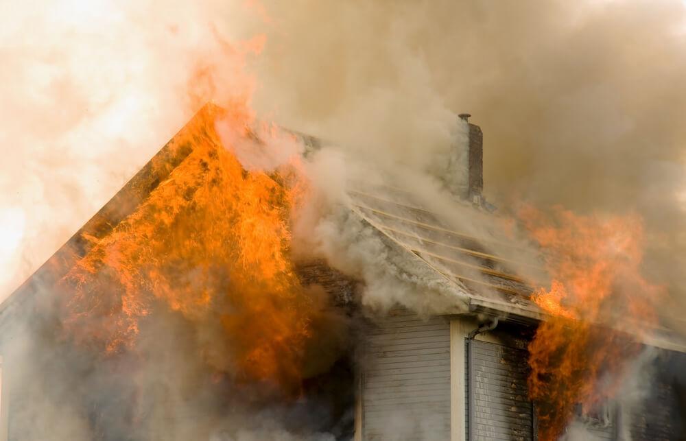 Fire restoration project in Horry County SC